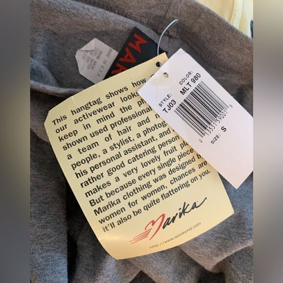 Marika NWT gray bike shorts Size Small - Picture 6 of 6